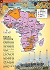 African Industry Photo Illustrated Map
