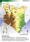 Kenya Physical Map