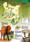 Kenya Animals Wildlife Map