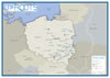 Poland Jewish Tour Map