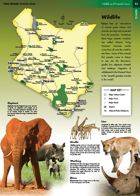 Keya Wildlife Map