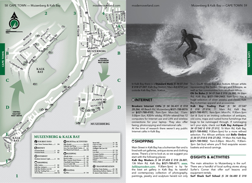 Muizenburg, Western Cape, South Africa, Modern Overland, Eric Olason, Mapmaker