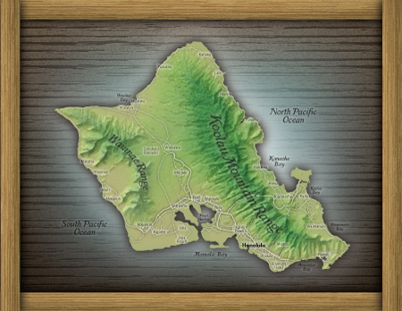 Hawaii map oahu Flood Hazard