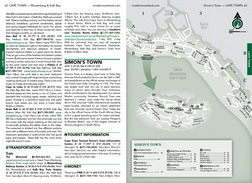 Simons Town, South Africa, Modern Overland, Eric Olason, Mapmaker